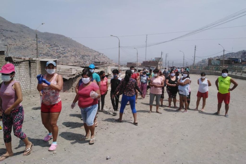 Lebensmittelverteilung Lima